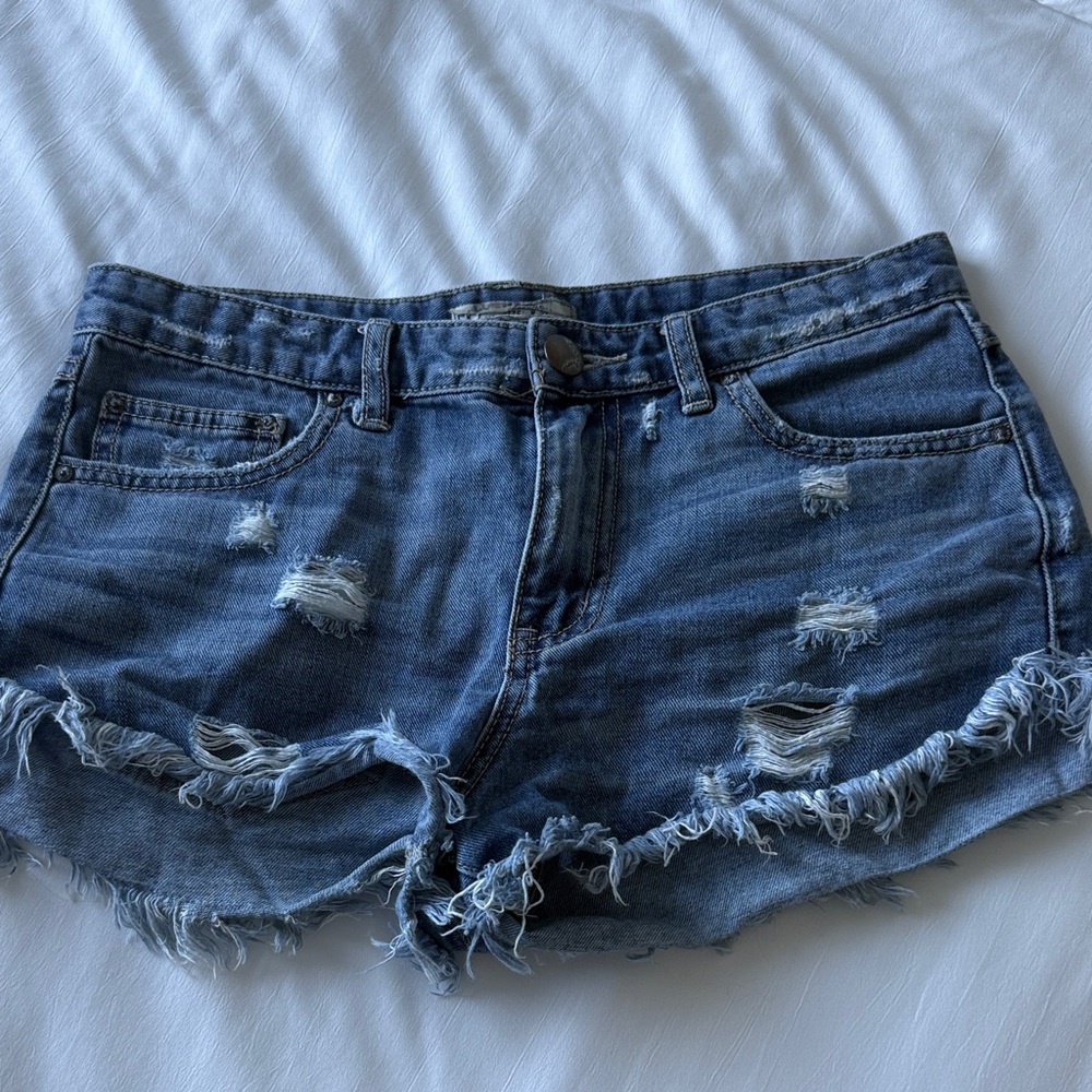Free people Distressed Denim Women Shorts